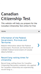 Mobile Screenshot of citizenshiptest-canada.com