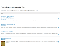 Tablet Screenshot of citizenshiptest-canada.com